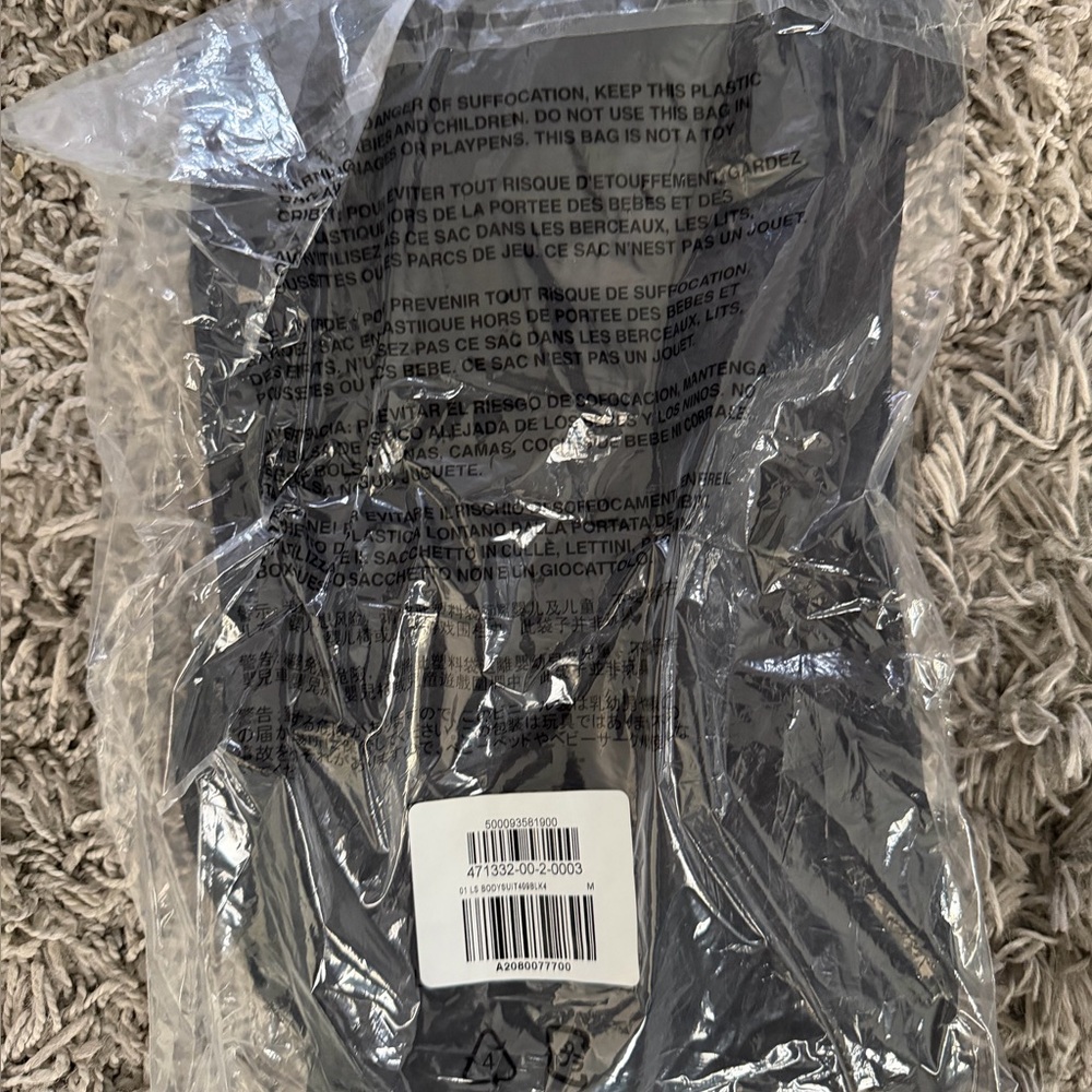 YEEZY GAP ENGINEERED BY BALENCIAGA BLACK BODY SUIT